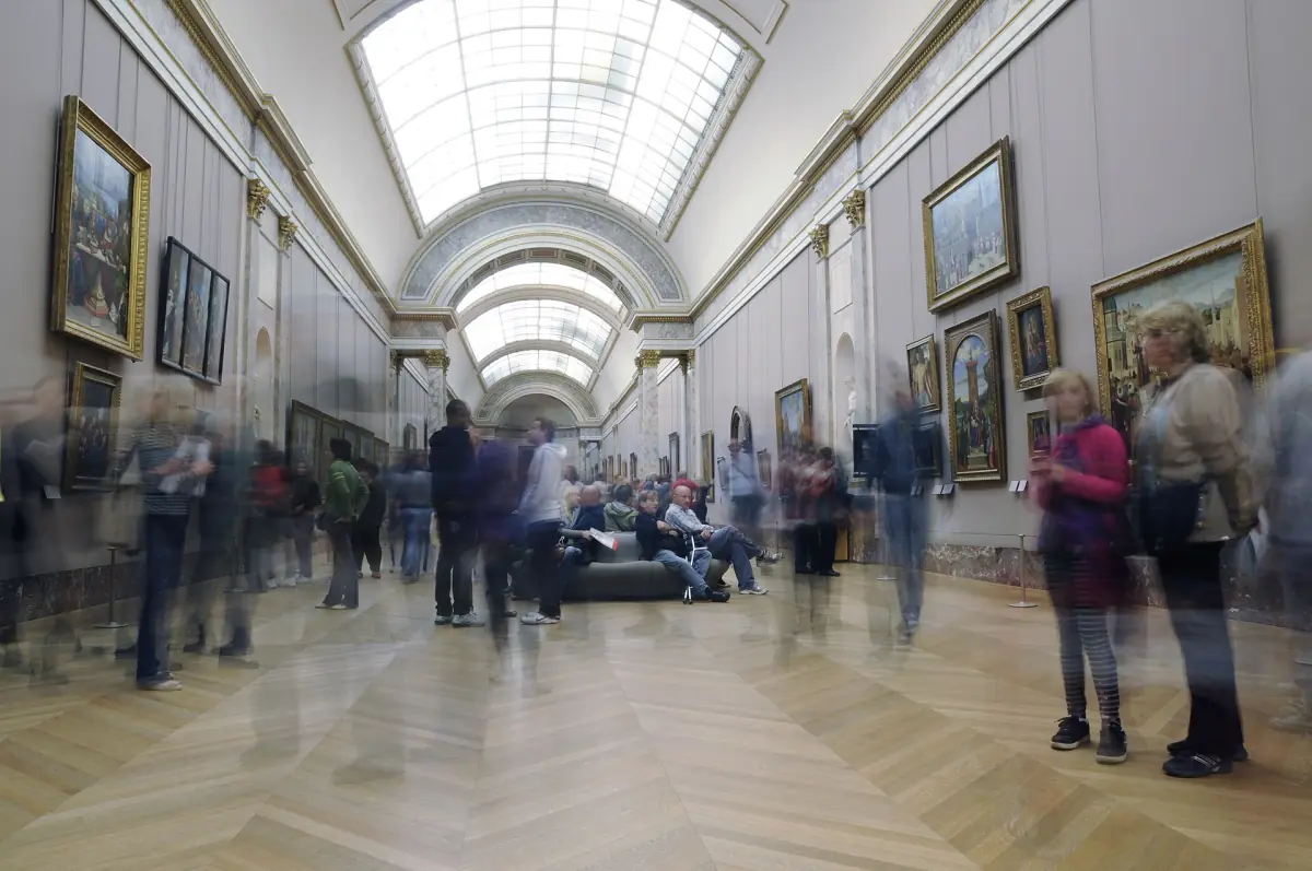 Besucher in der Grande Galerie