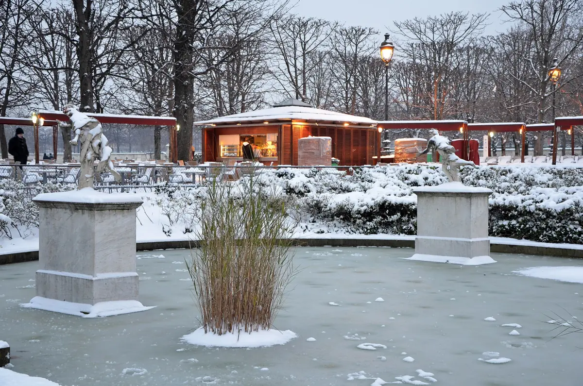 Die Tuilerien im Winter